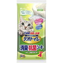 【ユニ・チャーム】 デオトイレ 消臭・抗菌シート 4枚入 【日用品】(4)