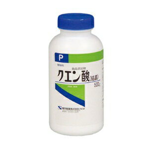 【健栄製薬】 クエン酸 結晶 500g 【フード・飲料】