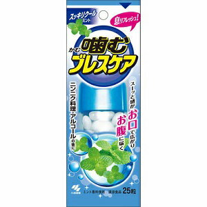 【小林製薬】 噛むブレスケア スッキリクールミント 25粒入 【フード 飲料】