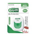 【サンスター】 ガム(G・U・M) デンタルフロス ワックス (ふくらむタイプ) 40m 1個入 【日用品】