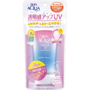 【ロート製薬】 スキンアクア トーンアップUVエッセンス ラベンダー 80g SPF50/PA (顔・からだ用) 【化粧品】