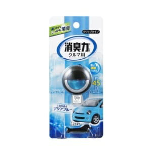 【エステー】 クルマの消臭力 クリップタイプ 消臭芳香剤 車用 アクアブルーの香り 3.2mL 【日用品】