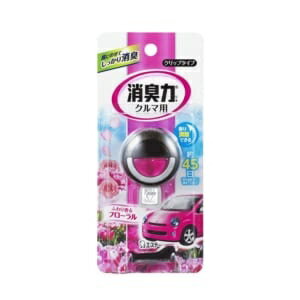 【エステー】 クルマの消臭力 クリップタイプ 消臭芳香剤 車用 フローラルの香り 3.2mL 【日用品】