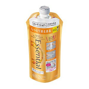 【花王】 エッセンシャル しっとりまとまる コンディショナー つめかえ用 340mL 【日用品】