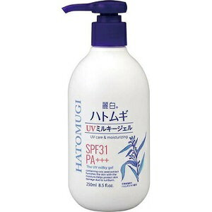 【熊野油脂】 麗白 ハトムギUVミルキージェル 250mL 【化粧品】