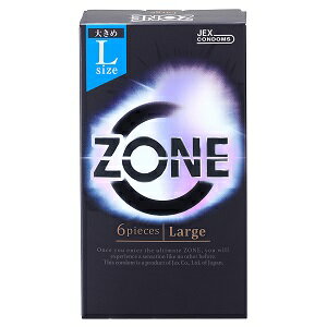【ジェクス】 コンドーム ZONE(ゾーン) L ラージサイズ 6個入 (管理医療機器) 【衛生用品】