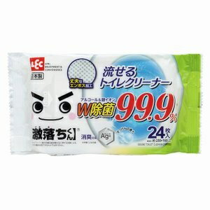 激落ちくん 流せる除菌トイレクリーナー 99.9％除菌 24枚入