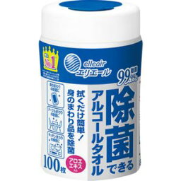 【大王製紙】エリエール 除菌できるアルコールタオル 本体(100枚入)【日用品】