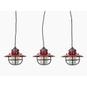 【ベアボーンズリビング】 Barebones Living ランタン エジソンストリングライト LED Edison String Lights レッド 20230007004000【日用品】