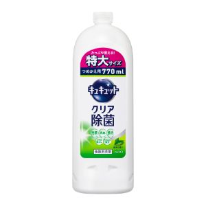 【花王】 キュキュット クリア除菌 緑茶の香り つめかえ用 特大サイズ 770mL 【日用品】