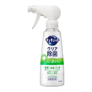 【あす楽対応】【花王】キュキュット 食器用洗剤 クリア泡スプレー レモンライムの香り 本体(300ml)【日用品】のサムネイル