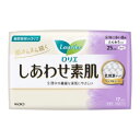 【花王】 ロリエ しあわせ素肌 ふんわりタイプ 特に多い昼用 羽つき 17個入 (医薬部外品) 【衛生用品】