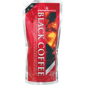  キャラバンコーヒー ブラックコーヒー 加糖 1L 