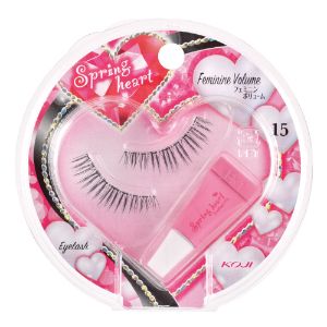 【コージー本舗】スプリングハート アイラッシュ 15 フェミニンボリューム(1ペア)【化粧品】