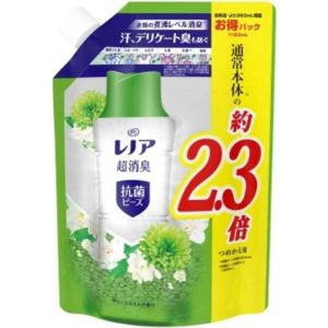 【あす楽対応】【P＆Gジャパン】 レノア 超消臭 抗菌ビーズ グリーンミスト 詰め替え 特大(1120ml) 【日用品】のサムネイル