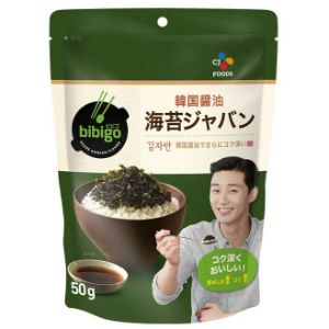 【あす楽対応】【CJ FOODS JAPAN】 bibigo 海苔ジャバン 韓国醤油 50g 【フード・飲料】のサムネイル