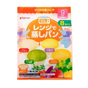 【あす楽対応】【ピジョン】 レンジで蒸しパン 8個 【フード・飲料】のサムネイル