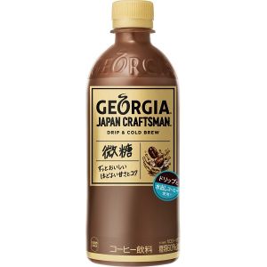 「コカ・コーラ社」　ジョージア ジャパン クラフトマン 微糖 PET 500ml　24本　（1ケース）