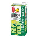 「セット販売」「マルサンアイ」 調製豆乳カロリー45%オフ 1000ml×6個セット