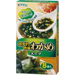 「加藤産業」　カンピー　ホタテの旨味　わかめスープ　8袋×20個セット