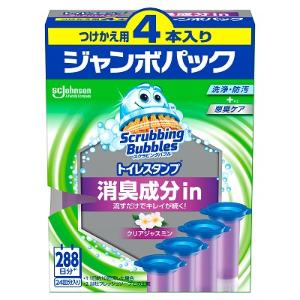 「ジョンソン」　スクラビングバブルトイレスタンプ消臭成分in　クリアジャスミン...