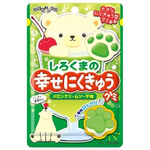 「セット販売」「扇雀飴」　しろくまの幸せにくきゅうグミ　メロンクリームソーダ味　32g×6個セット
