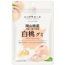 「セット販売」「全国農協食品」 岡山県産 白桃グミ 40g×10個セット
