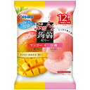 「セット販売」「オリヒロ」ぷるんと蒟蒻ゼリーパウチマンゴー+白桃 20g×12個入り×12個セット