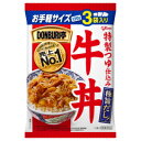 「セット販売」「グリコ」 DONBURI亭3食パック牛丼 120g×3袋×10個セット