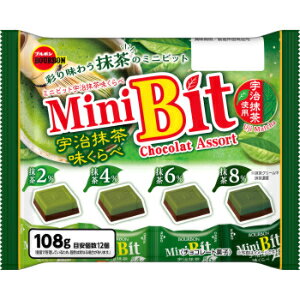 「セット販売」「ブルボン」　ミニビット宇治抹茶味くらべ　108g×12個セットのサムネイル
