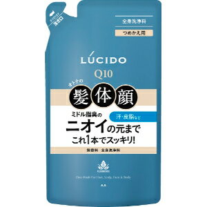 「マンダム」　ルシード　全身デオウォッシュ　つめかえ　380ml