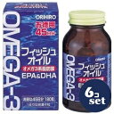 「セット販売」「オリヒロ」 フィッシュオイル 180粒 6個セット