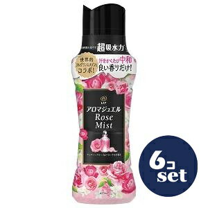 「セット販売」「P&Gジャパン」レノアアロマジュエル アンティークローズ＆フローラル 本体 420ml 6個セット