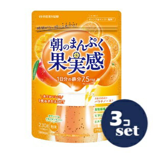 「セット販売」「井藤漢方製薬」短期スタイル朝のまんぷく果実感　230g　3個セット