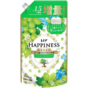 「P&Gジャパン」　レノアハピネス夢ふわタッチ　シャインマスカット　つめかえ増量　500ml