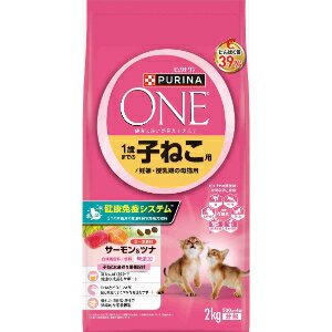 Rakuten - 「ネスレ日本」　ピュリナワンキャットドライ1歳までの子ねこ用／妊娠・授乳期の母猫用サーモン＆ツナ　2kg