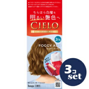 「セット販売」「ホーユー」シエロヘアカラーEXクリーム　2FA　フォギーアッシュ　3個セット