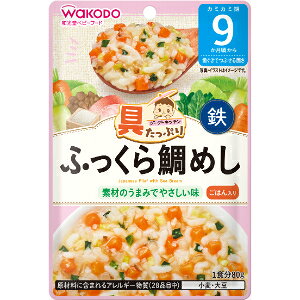 「アサヒグループ食品」　具たっぷりグーグーキッチン　ふっくら鯛めし　80g
