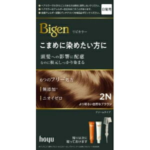 「ホーユー」　ビゲン　リピカラー　2N　より明るい自然なブラウン　40g＋40g