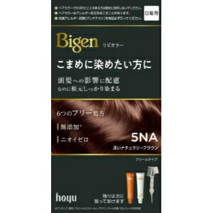 「ホーユー」　ビゲン　リピカラー　5NA　深いナチュリラリーブラウン　40g＋40g