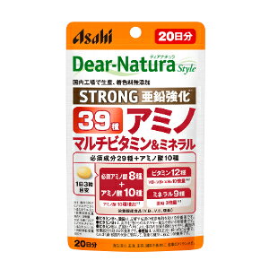 「アサヒグループ食品」　ディアナチュラ　スタイルストロング　39アミノ　マルチビタミン&ミネラル　60粒