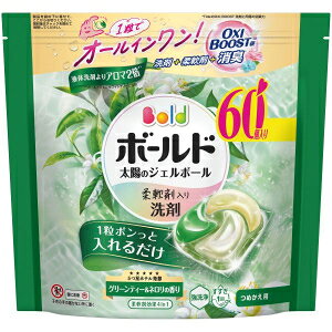 「使用方法」30L〜65Lで1粒　シーツや寝具に1週間消臭＆香り長続きしてほしい時2粒がオススメ！「成分」界面活性剤,安定化剤、香料、分散剤、金属封鎖剤、洗浄助剤、柔軟性分、酵素、蛍光増白剤「使用上の注意」これは食べ物ではありません。お子さんやペットの手の届くところに置かない。「問い合わせ先」P＆G　プロクター・アンド・ギャンブル・ジャパン株式会社「TEL」0120-136352祝日・年末年始を除く月〜金の9:15〜17:09「製造販売元」P＆G　プロクター・アンド・ギャンブル・ジャパン株式会社「住所」〒651-0088 神戸市中央区小野柄通7-1-27「原産国」日本「商品区分」日用品「文責者名」 株式会社ファインズファルマ 舌古　陽介(登録販売者) 「連絡先」 電話：0120-018-705 受付時間：月〜金　9：00〜18：00 (祝祭日は除く) ※パッケージデザイン等、予告なく変更されることがあります。ご了承ください。