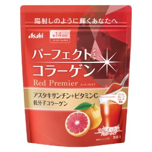 「アサヒグループ食品」　パーフェクトアスタコラーゲン　パウダー　レッドプレミア　105g