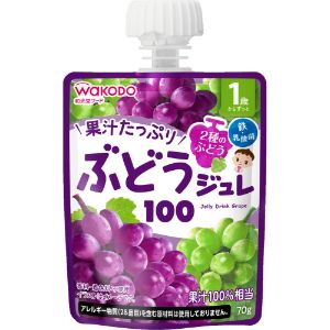 「アサヒグループ食品」　1歳からのMYジュレドリンク　ぶどう100　70g