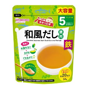 「アサヒグループ食品」　和光堂　たっぷり手作り応援　和風だし（徳用）　50g