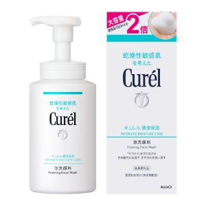 【あす楽対応】「花王」　キュレル　潤浸保湿　泡洗顔料　大サイズボトル　300ml