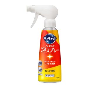 「花王」　キュキュット　CLEAR泡スプレー　オレンジの香り　本体　280ml