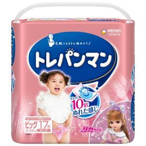 「ユニ・チャーム」　トレパンマン　ピンク　ビッグ(12～22kg)　17枚