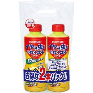 「大日本除虫菊」 イヤな虫がいなくなるパウダー 550g×2本パック 「大日本除虫菊」 イヤな虫がいなくなるパウダー 550g×2本パック