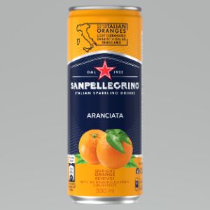 サンペレグノ　イタリアン スパークリングドリンク メログラーノアランチャ (オレンジ) 330ml【使用期限2024/02/29までの為売り切り処分価格】【返品不可】